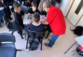 El Programa ADE de la Concejala de Deportes y la Federacin de Domin de la Regin de Murcia contina con el acercamiento del juego del domin a los centros educativos