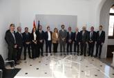 La alcaldesa en la reunin con el Ministro de Cultura sobre la candidatura a Patrimonio Mundial de la Unesco de Cartagena 