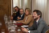 La alcaldesa en la reunin con el Ministro de Cultura sobre la candidatura a Patrimonio Mundial de la Unesco de Cartagena 