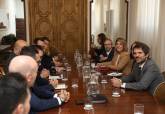 La alcaldesa en la reunin con el Ministro de Cultura sobre la candidatura a Patrimonio Mundial de la Unesco de Cartagena 