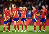 Jugadoras de la Seleccin Espaola Femenina de Ftbol. Foto cedida por la RFEF