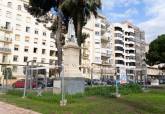La estatua de Cristbal Coln vuelve a divisar el puerto de Cartagena