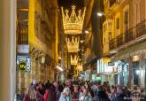 Luces de navidad en la ciudad