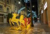 Luces de navidad en la ciudad