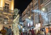 Luces de navidad en la ciudad