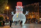 Luces de navidad en la ciudad