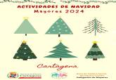 Cartel de las actividades para mayores en Navidad