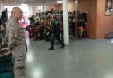 El Coronel del Tercio de Levante visita las instalaciones del Parque de Seguridad