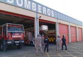 El Coronel del Tercio de Levante visita las instalaciones del Parque de Seguridad