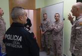 El Coronel del Tercio de Levante visita las instalaciones del Parque de Seguridad