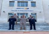 El Coronel del Tercio de Levante visita las instalaciones del Parque de Seguridad