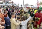 Llegada de los Reyes Magos al Puerto de Cartagena y recepcin a las puertas del Palacio Consistorial