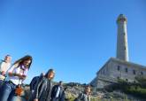 Visita a las obras de la bocana de Cabo de Palos. 