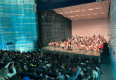 Ensayo con escolares del concierto Extraordinario de Entre Cuerdas y Metales 2025