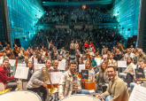 Ensayo con escolares del concierto Extraordinario de Entre Cuerdas y Metales 2025