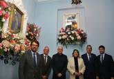 Los Marrajos custodian la obra original de la Virgen de la Soledad de Portela, expuesta ahora junto al Jess Nazareno en la sede de la Cofrada