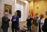Los Marrajos custodian la obra original de la Virgen de la Soledad de Portela, expuesta ahora junto al Jess Nazareno en la sede de la Cofrada