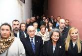 Los Marrajos custodian la obra original de la Virgen de la Soledad de Portela, expuesta ahora junto al Jess Nazareno en la sede de la Cofrada