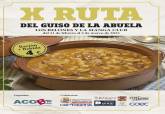 Cartel de la X Ruta del Guiso de la abuela de Los Belones y La Manga Club
