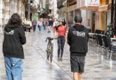 Grabacin 'Un pas en bicicleta' en Cartagena