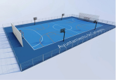 Imagen en 3D del Plan municipal para la reforma de pistas deportivas