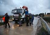Emergencias de Cartagena sigue el nivel de la rambla de El Albujn, que desciende en las ltimas hora