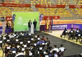 Entrega de becas deportistas de alto inters municipal.