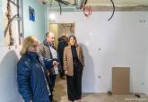 Visita de la alcaldesa a las obras del nuevo cuartel de la Polica Local en Cuesta Blanca