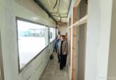 Visita de la alcaldesa a las obras del nuevo cuartel de la Polica Local en Cuesta Blanca