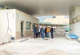 Visita de la alcaldesa a las obras del nuevo cuartel de la Polica Local en Cuesta Blanca