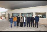 Visita de la alcaldesa a las obras del nuevo cuartel de la Polica Local en Cuesta Blanca