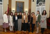 Reunin de alcaldesa Noelia Arroyo con la directiva de Amep, y su presidenta Carmen Jerez.