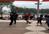 Jornada de baloncesto en Salesianos con jugadores del Odilo CB Cartagena con el programa ADE