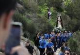 Cartagena sigue a la Virgen de la Soledad en la romera a la ermita del Calvario