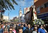 Cartagena sigue a la Virgen de la Soledad en la romera a la ermita del Calvario