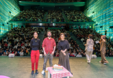 Encuentro de los finalistas del Premio Mandarache 2025 con alumnos de Cartagena