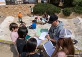 Alumnos del IES El Boho excavan en la calzada romana frente a la Milagrosa con ArqueoBoho