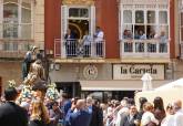 Cartagena lleva a la Virgen de la Piedad en un traslado extraordinario por su Centenario