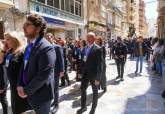 Cartagena lleva a la Virgen de la Piedad en un traslado extraordinario por su Centenario