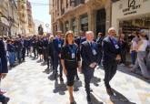 Cartagena lleva a la Virgen de la Piedad en un traslado extraordinario por su Centenario