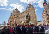 Cartagena lleva a la Virgen de la Piedad en un traslado extraordinario por su Centenario
