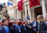 Cartagena lleva a la Virgen de la Piedad en un traslado extraordinario por su Centenario