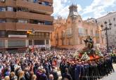 Cartagena lleva a la Virgen de la Piedad en un traslado extraordinario por su Centenario