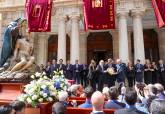 Cartagena lleva a la Virgen de la Piedad en un traslado extraordinario por su Centenario