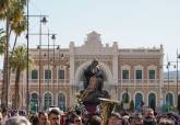 Cartagena lleva a la Virgen de la Piedad en un traslado extraordinario por su Centenario