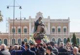 Cartagena lleva a la Virgen de la Piedad en un traslado extraordinario por su Centenario