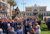 Cartagena lleva a la Virgen de la Piedad en un traslado extraordinario por su Centenario