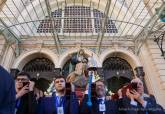 Cartagena lleva a la Virgen de la Piedad en un traslado extraordinario por su Centenario