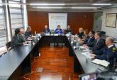 La alcaldesa Noelia Arroyo preside, junto al director del INFO, Joaqun Gmez, una reunin en la que se presentar una nueva lnea para el refuerzo de Caetra.
