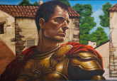 Mural de inspiracin romana en Canteras